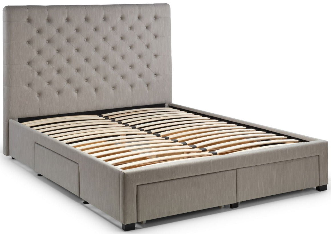 Wilton Deep Button 4 Drawer Bed - Julian Bowen