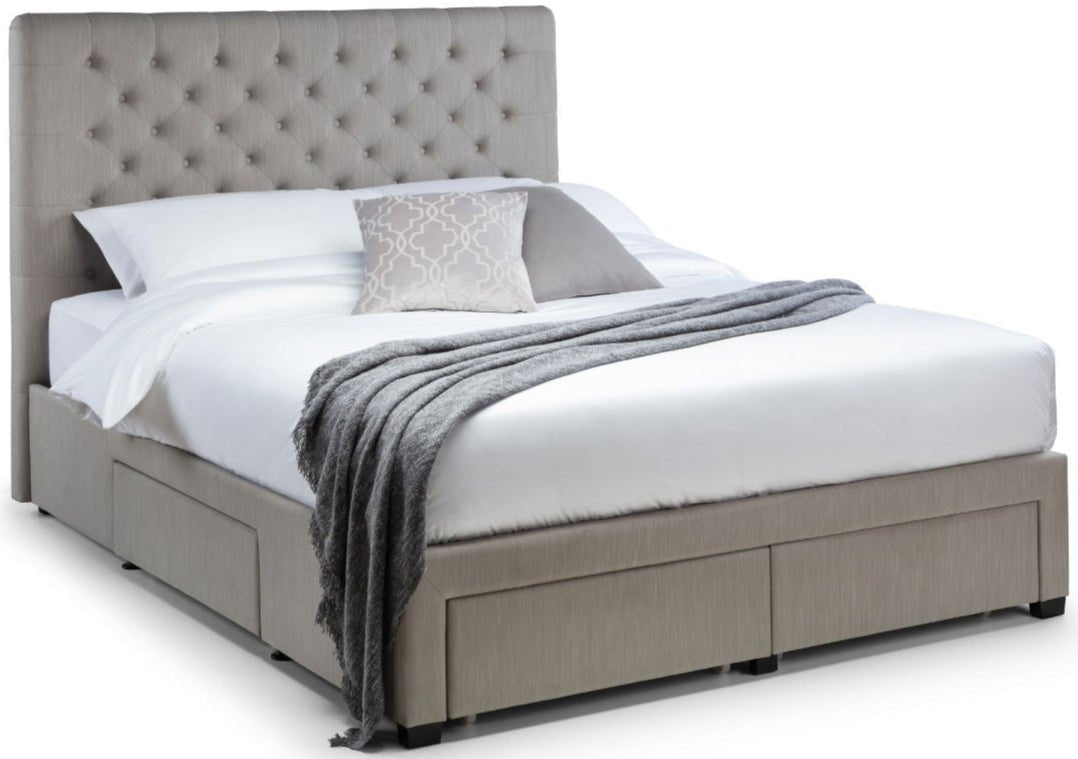 Wilton Deep Button 4 Drawer Bed - Julian Bowen