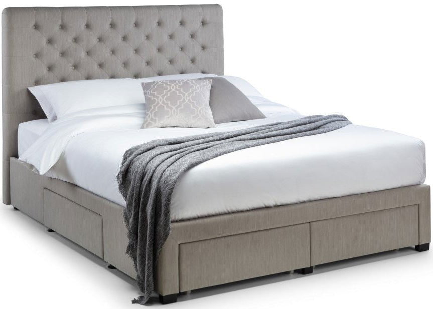 Wilton Deep Button 4 Drawer Bed - Julian Bowen