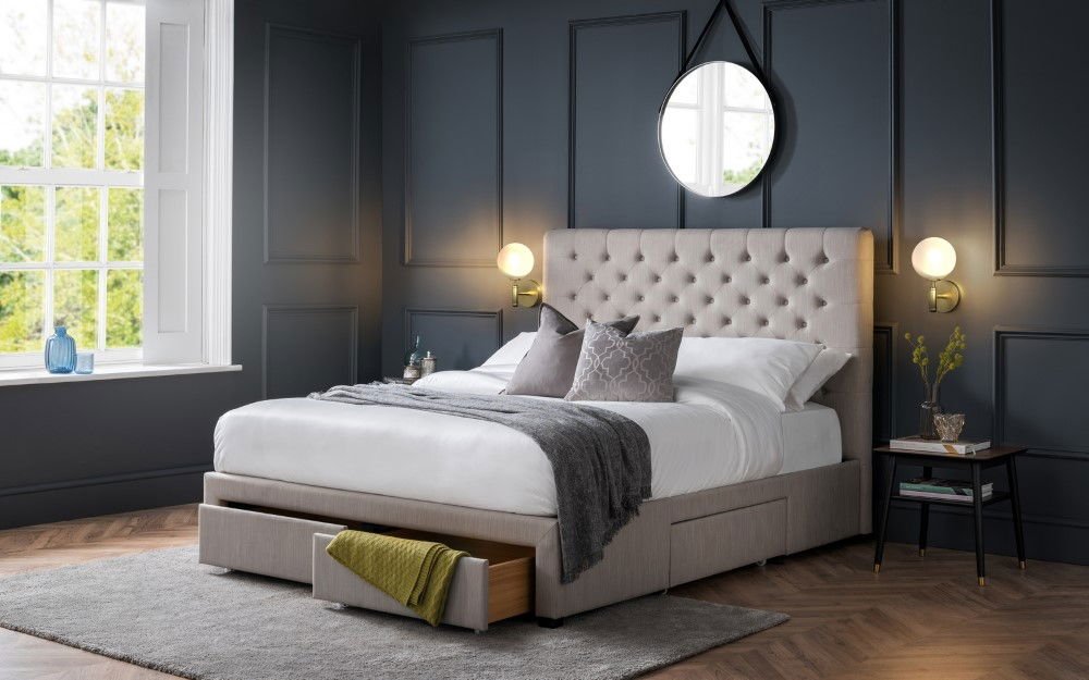 Wilton Deep Button 4 Drawer Bed - Julian Bowen
