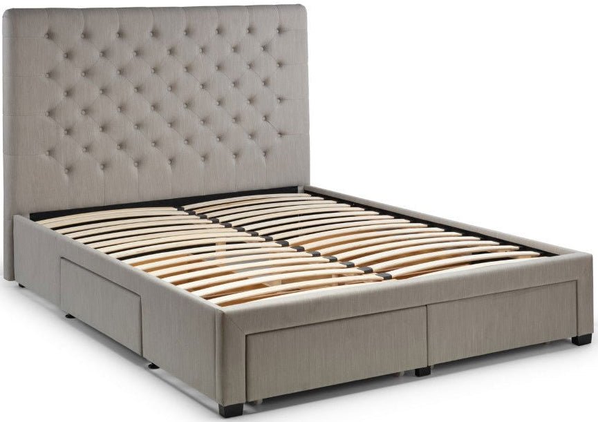 Wilton Deep Button 4 Drawer Bed - Julian Bowen