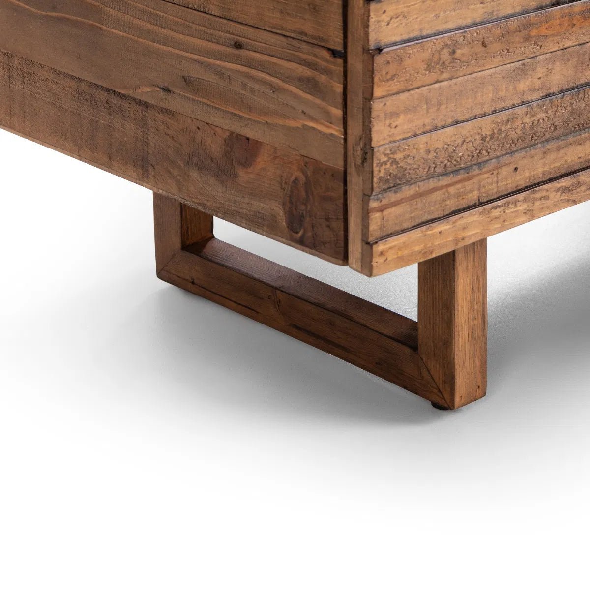 Woburn 2 Door 1 Drawer Reclaimed Wood Media Unit - Julian Bowen