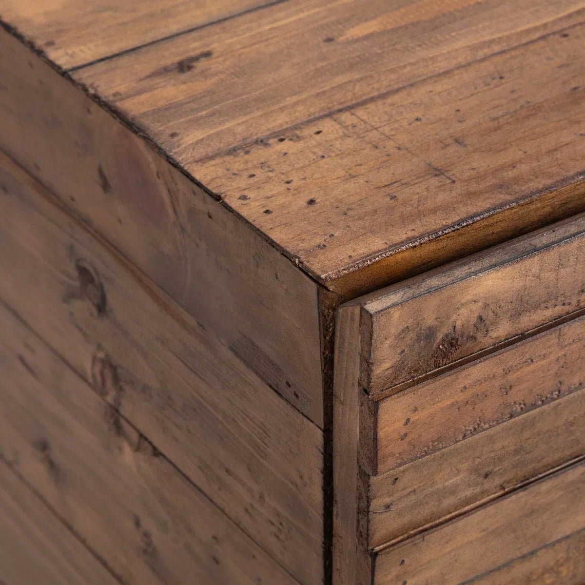 Woburn 2 Door 1 Drawer Reclaimed Wood Media Unit - Julian Bowen