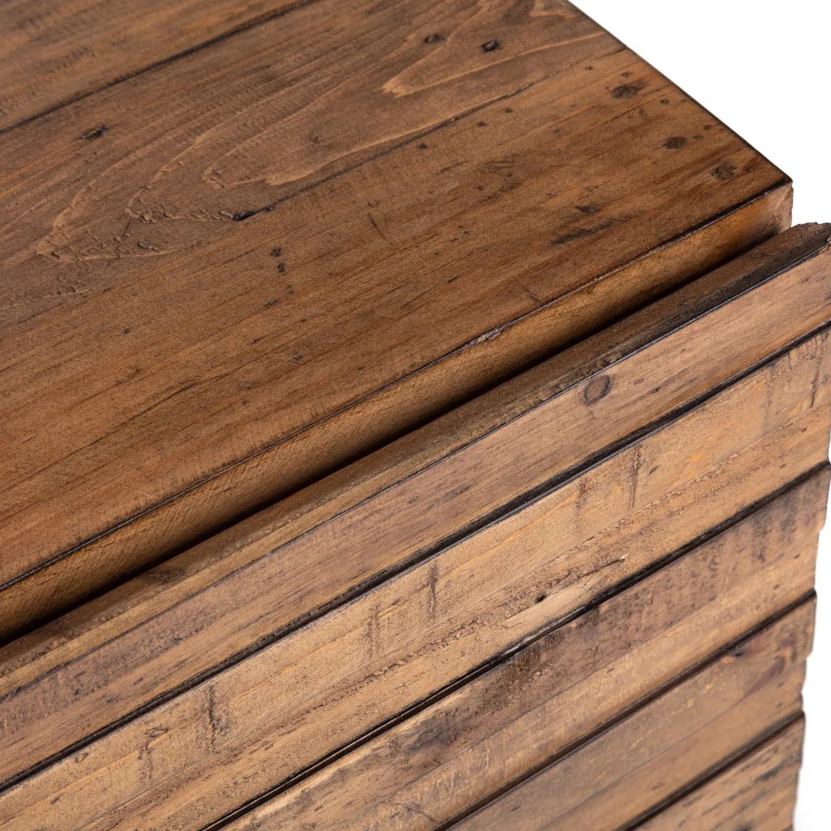 Woburn 2 Door 1 Drawer Reclaimed Wood Media Unit - Julian Bowen
