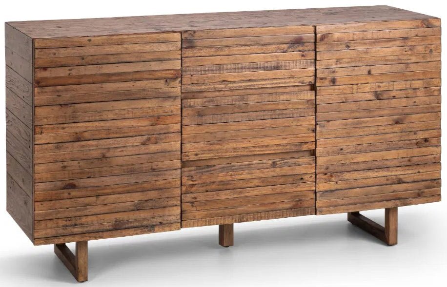 Woburn 2 Door 3 Drawer Reclaimed Wood Sideboard - Julian Bowen