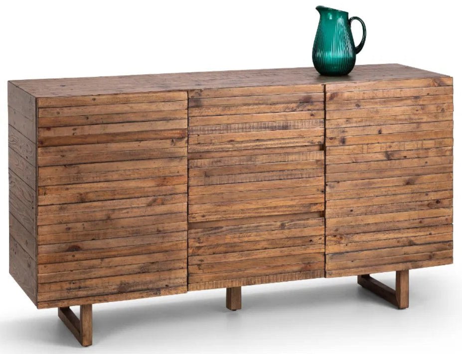 Woburn 2 Door 3 Drawer Reclaimed Wood Sideboard - Julian Bowen