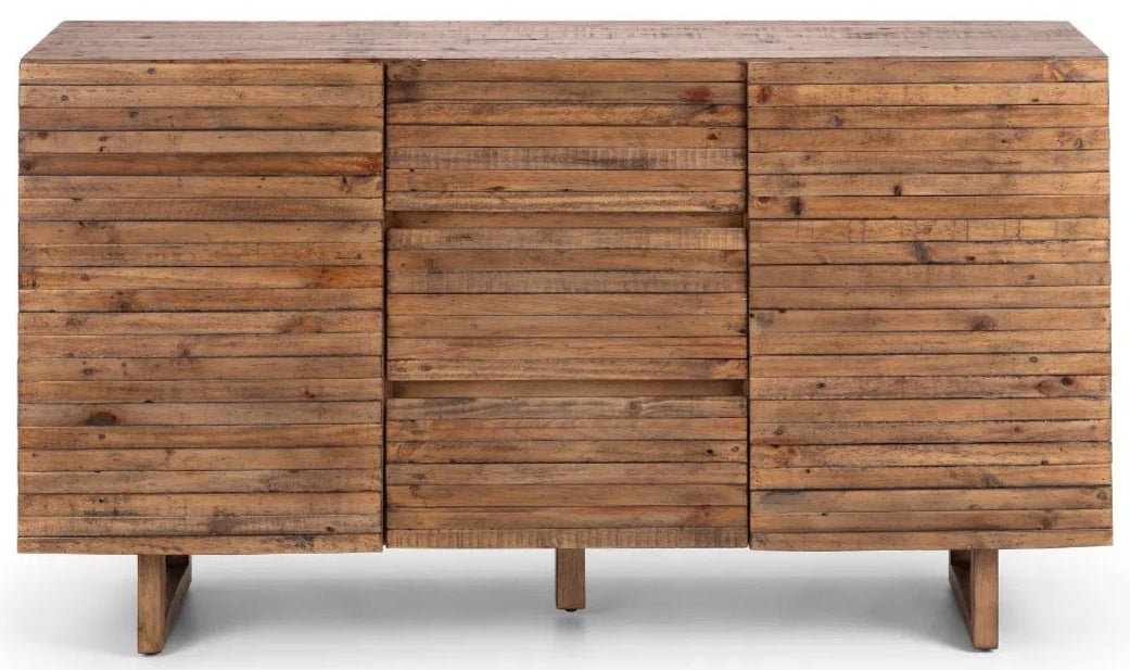 Woburn 2 Door 3 Drawer Reclaimed Wood Sideboard - Julian Bowen