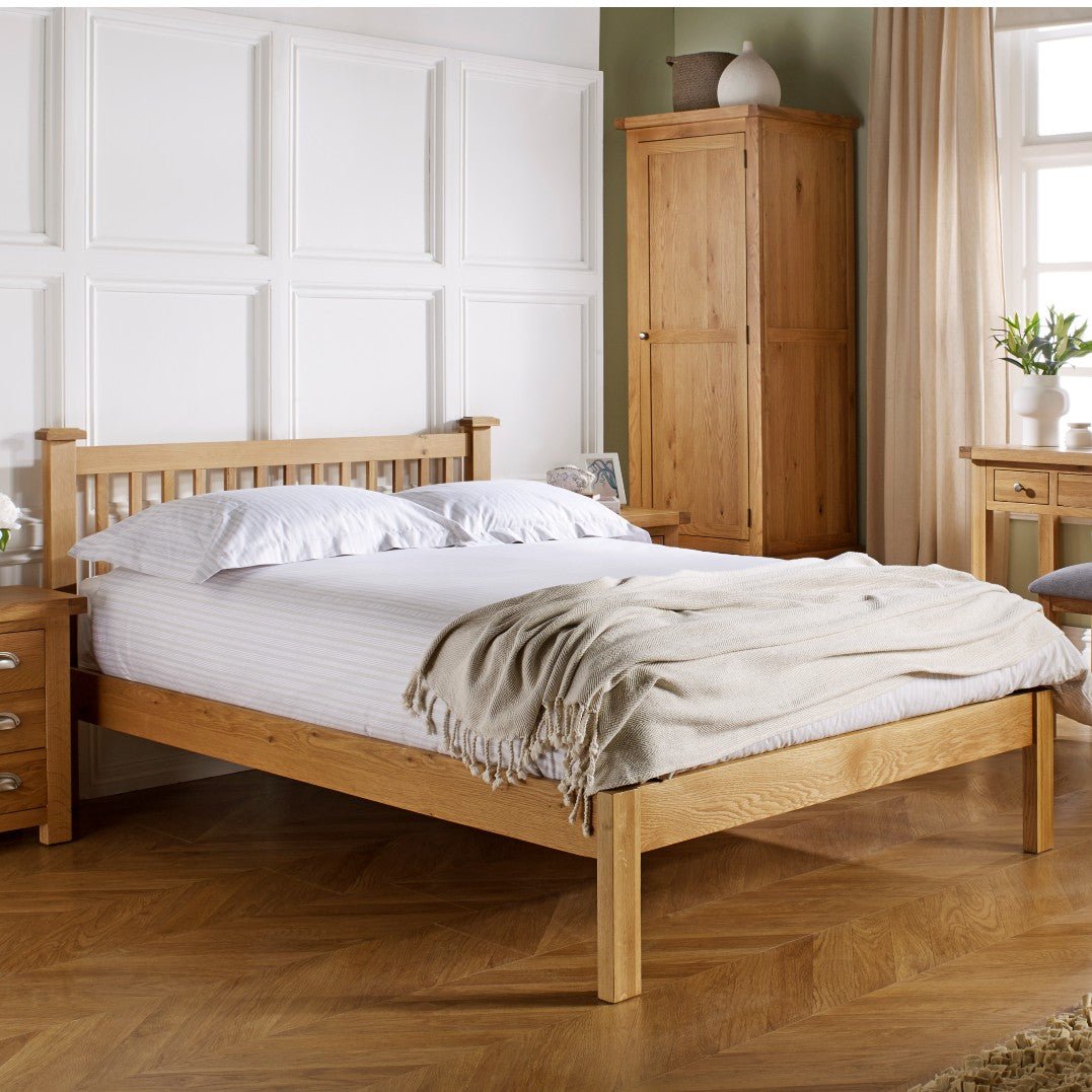 Woburn Solid Oak Bed Frame - Birlea