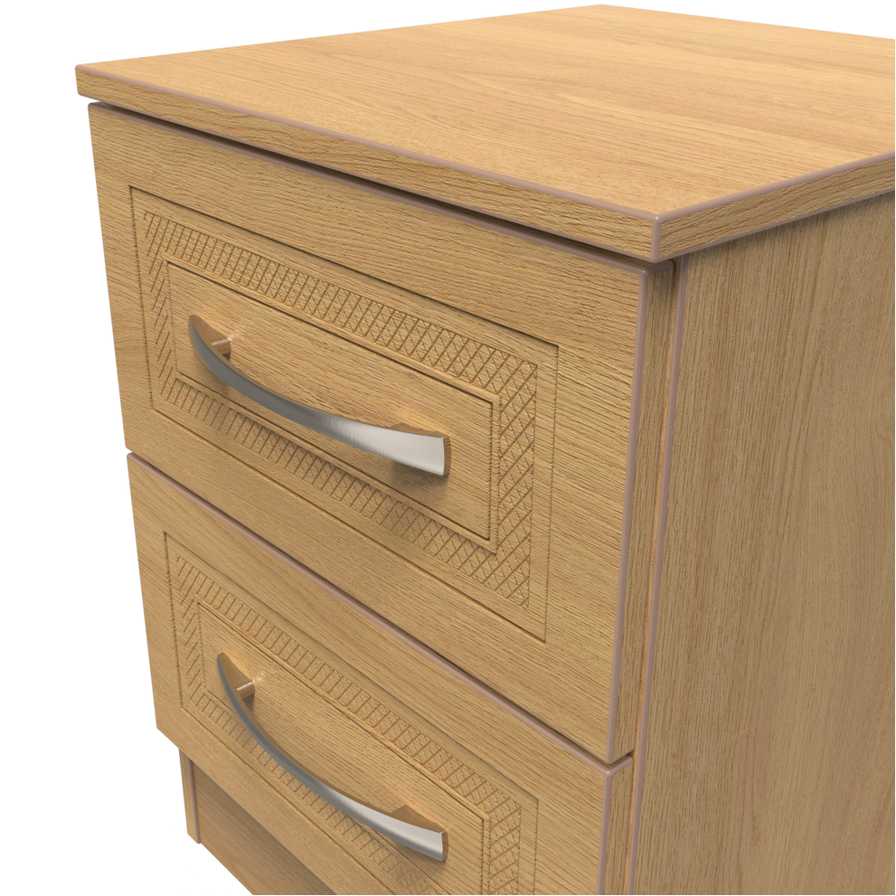 Dorset 2 Drawer Bedside Table