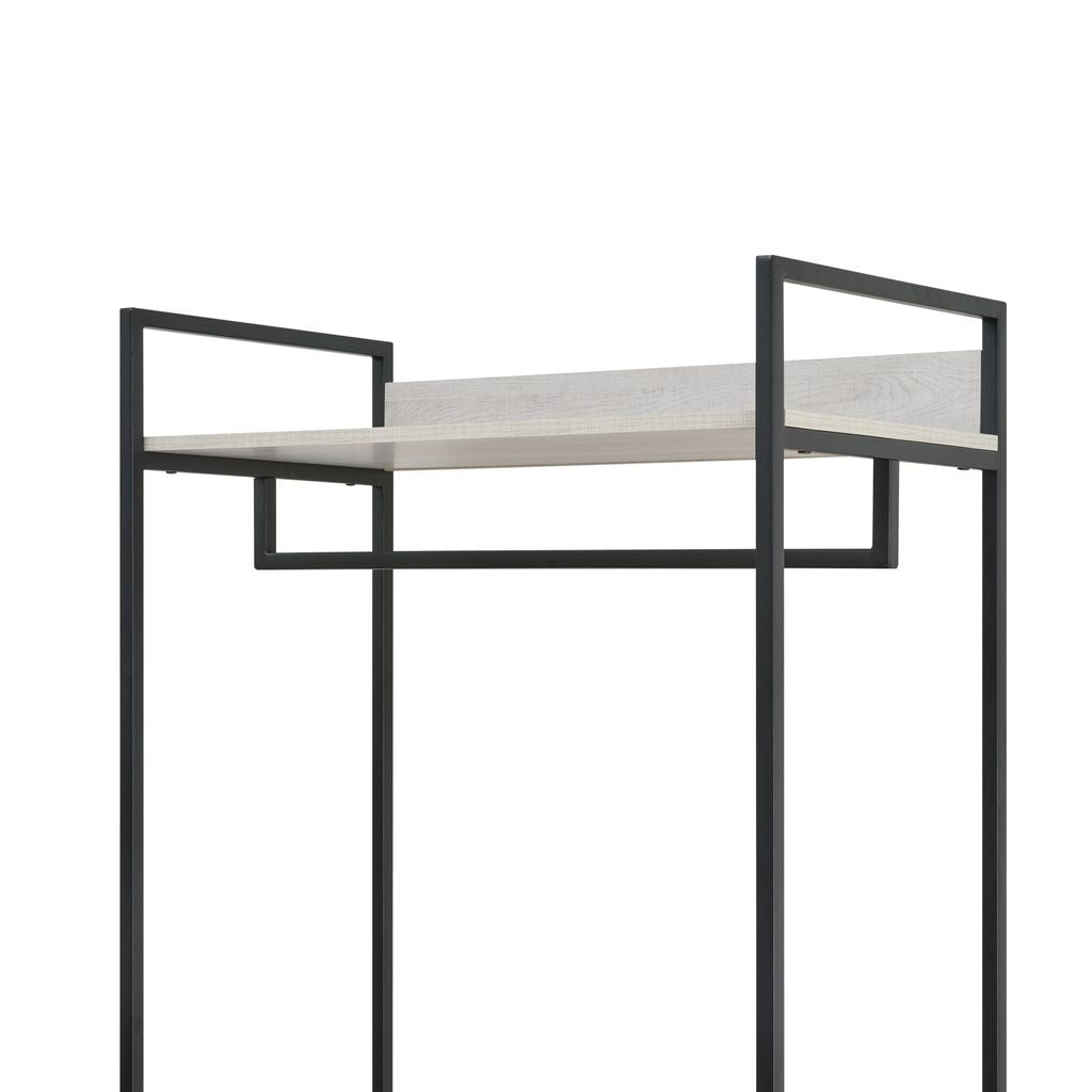 Alva Open Wardrobe Clothes Rail with 2 Drawer 4 Shelf 3 Piece Bedroom Set