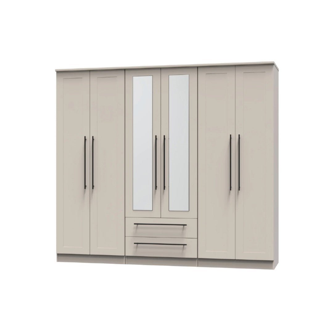 Ready Assembled 6 Door Wardrobes - Own Furniture