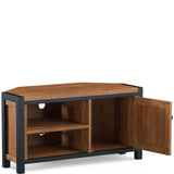 Kenai 1 Door Corner TV Unit with Shelves