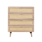 Willow Rattan 4 Drawer Chest of Drawers