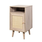 Willow Rattan 1 Door Bedside Table
