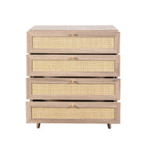 Willow Rattan 4 Drawer Chest of Drawers