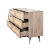 Willow Rattan 6 Drawer Chest of Drawers