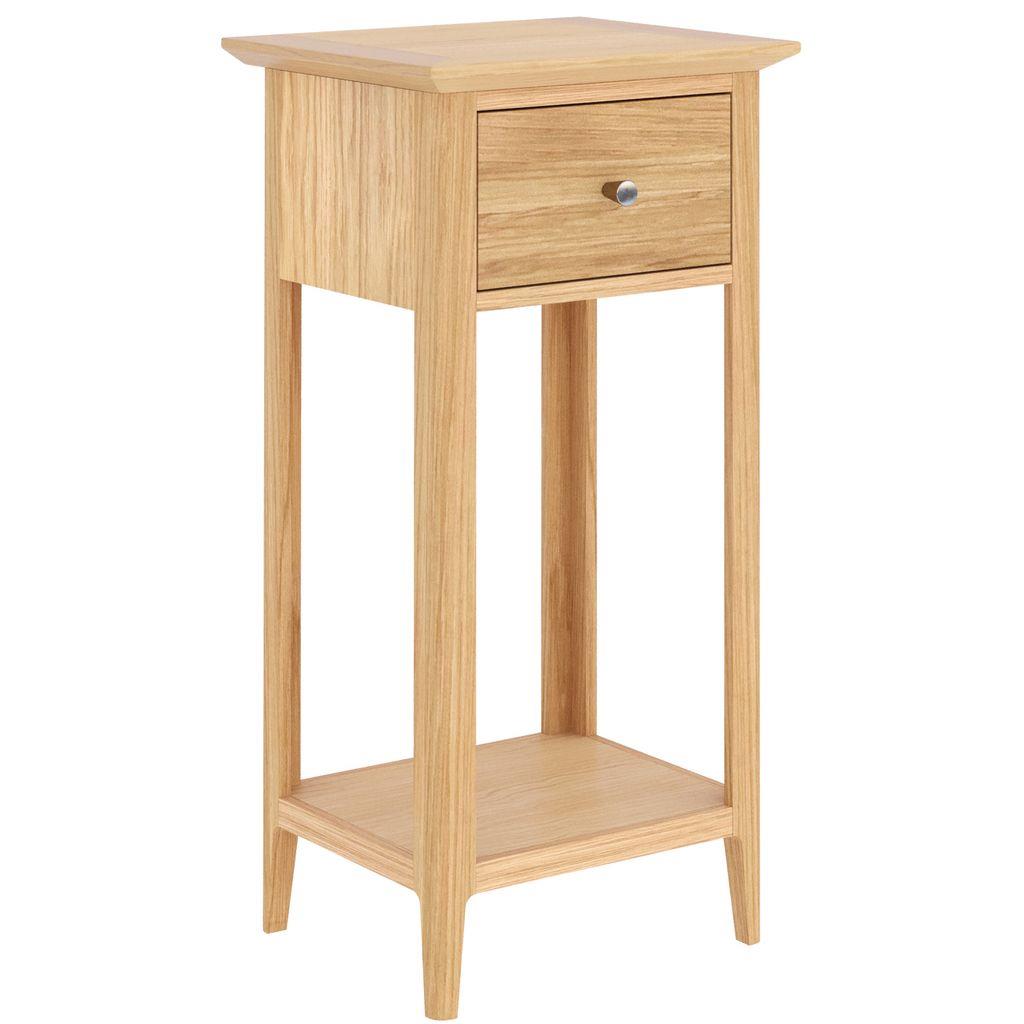 Saxon 1 Drawer Open Shelf Hall Table