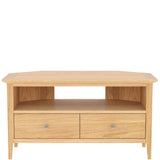 Saxon 1 Drawer Open Shelf Corner TV Unit