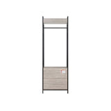 Alva Open Wardrobe with 2 Drawers 3 Piece Bedroom Set