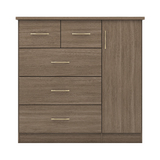 Nevada 5 Drawer Low Wardrobe