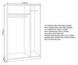 Denver 3 Door Triple Wardrobe