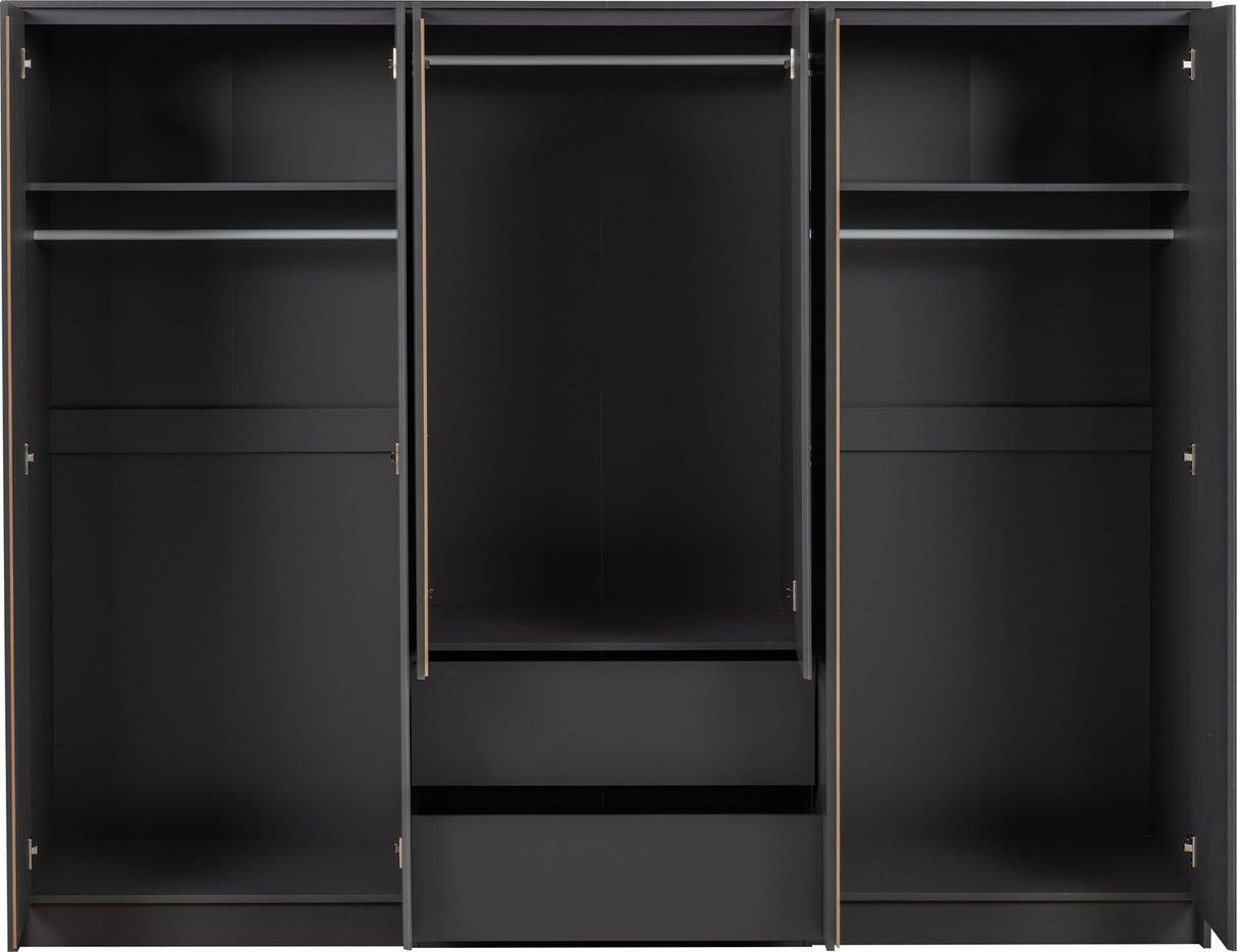 Malvern 6 Door 2 Drawer Wardrobe