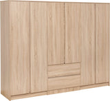 Malvern 6 Door 2 Drawer Wardrobe