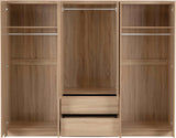 Malvern 6 Door 2 Drawer Wardrobe