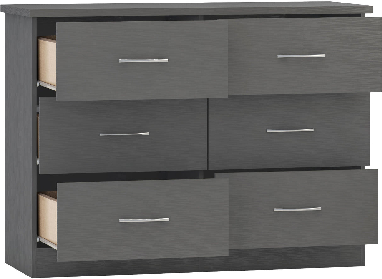 Nevada 6 Drawer Chest of Drawers