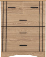Tessa 3+2 Drawer Chest of Drawers