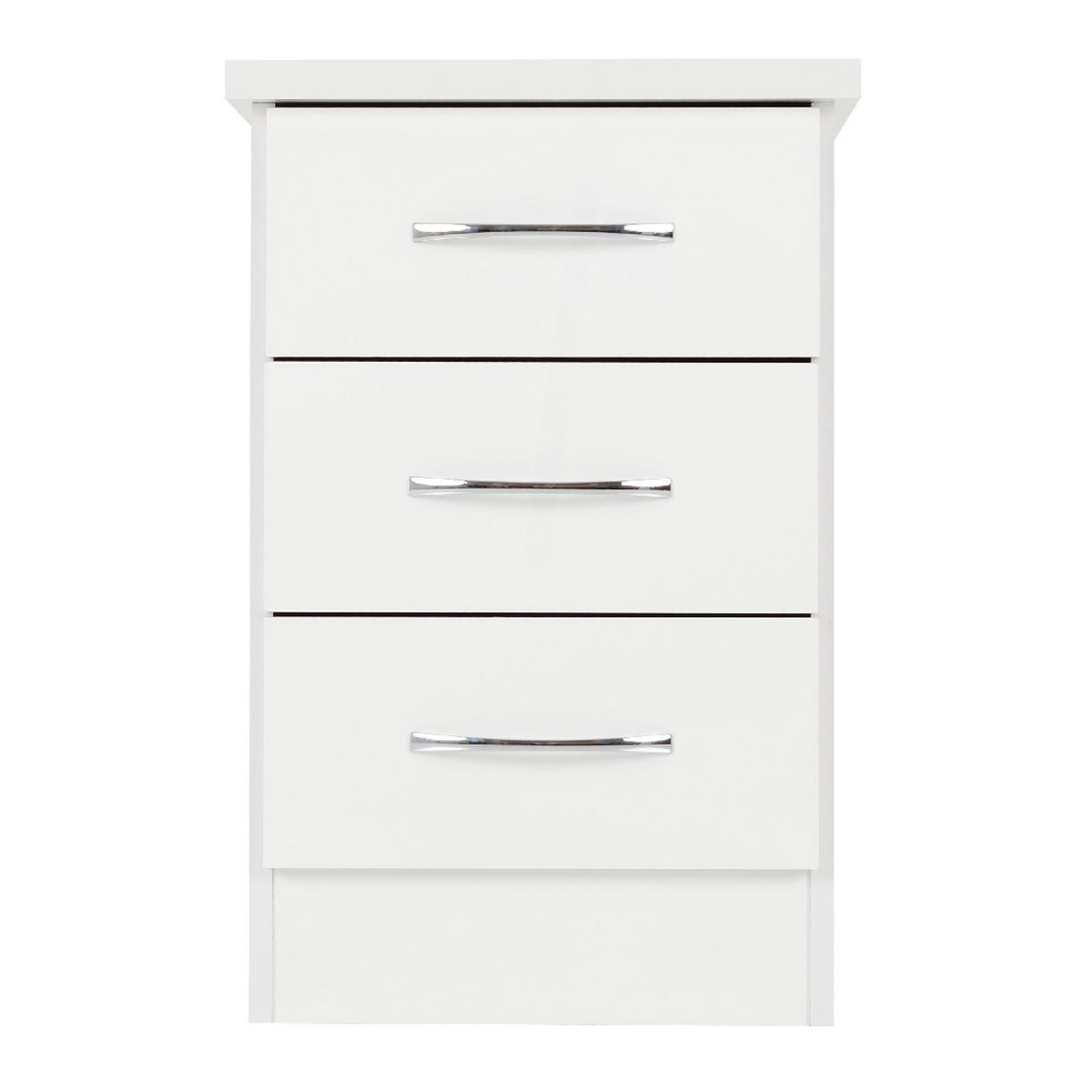 Nevada White Gloss Wardrobe 4 Piece Bedroom Set