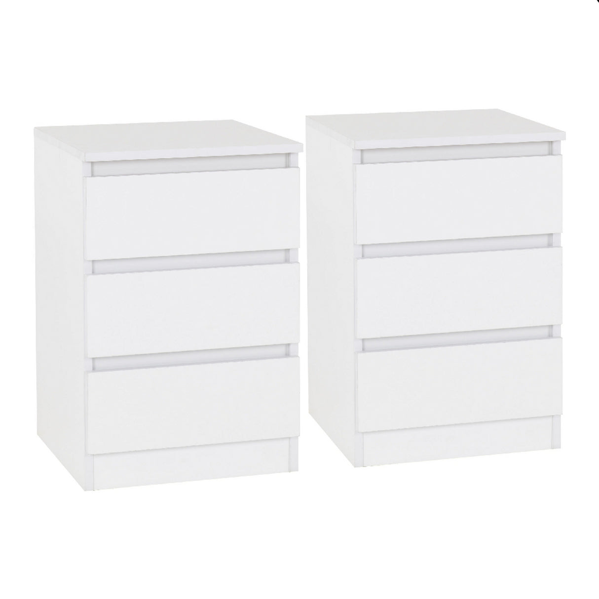 Malvern 4 Piece Bedroom Set With 2 Door Double Wardrobe