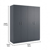 Dakota 4 Door Wardrobe