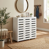 Euston Modern 3 Door Shoe Storage Cabinet