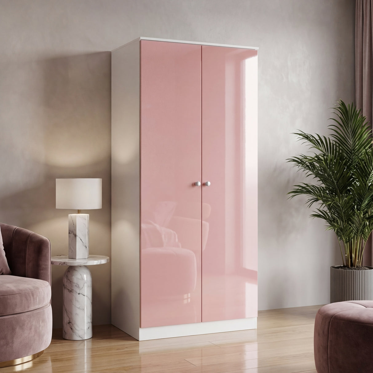 Denver 2 Door Double Wardrobe