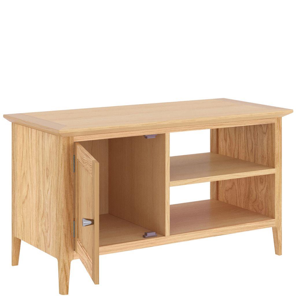 Saxon 1 Door Open Shelf TV Unit