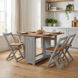 Santos Butterfly Folding Space Saving Dining Set