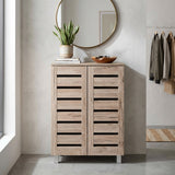 Euston Modern 2 Door Shoe Storage Cabinet