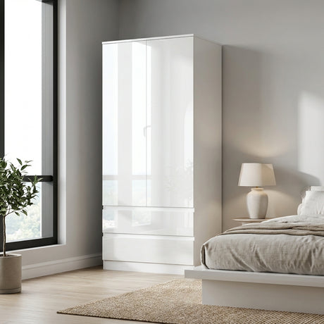 Soho 2 Door 2 Drawer Wardrobe