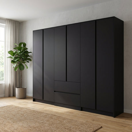 Malvern 6 Door 2 Drawer Wardrobe