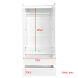 Soho 2 Door 2 Drawer Wardrobe