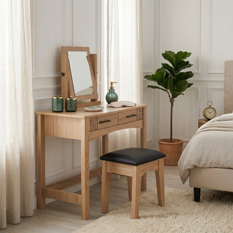 Tessa 2 Drawer Dressing Table Vanity Set