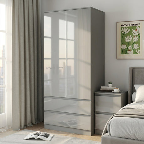 Soho 2 Door 2 Drawer Double Wardrobe