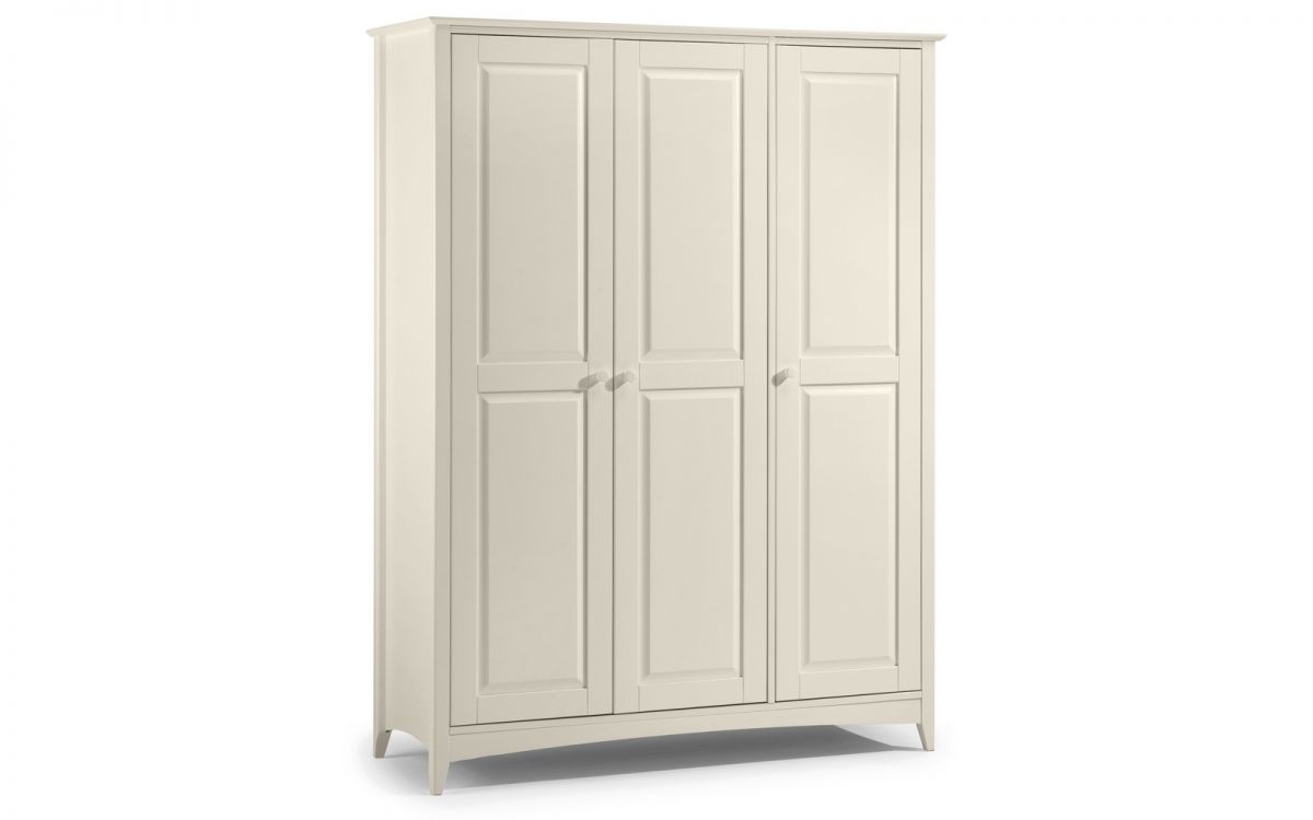 Cameo Stone White 3 Door Wardrobe