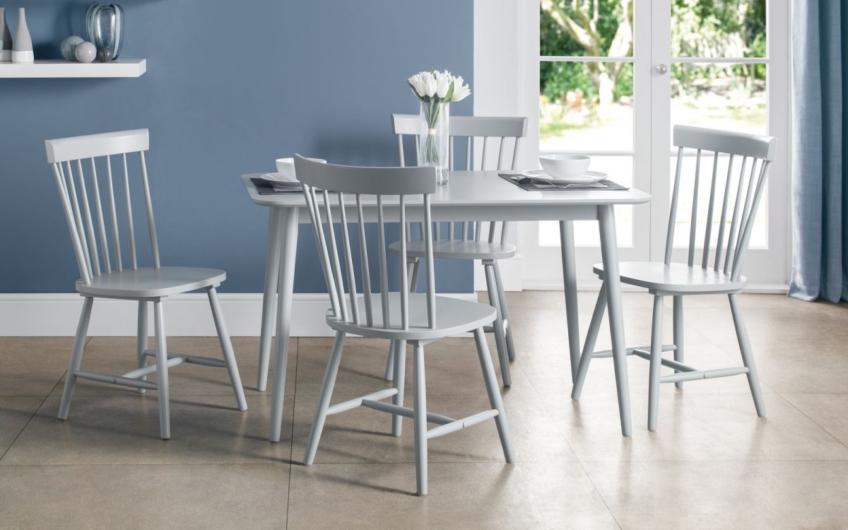 Torino Dining Set in Lunar Grey