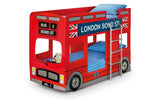 London Double Decker Bus 3ft Single Children's Bunk Bed