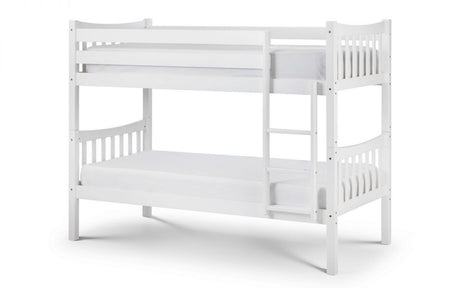 Zodiac White Single Bunk Bed 3ft