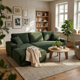 Cove Boneless Compressed Corner Chaise Sofa