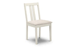 Rufford Pair of Ivory Dining Chairs