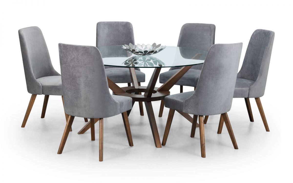 Chelsea Dining Set with 6 Huxley Chairs